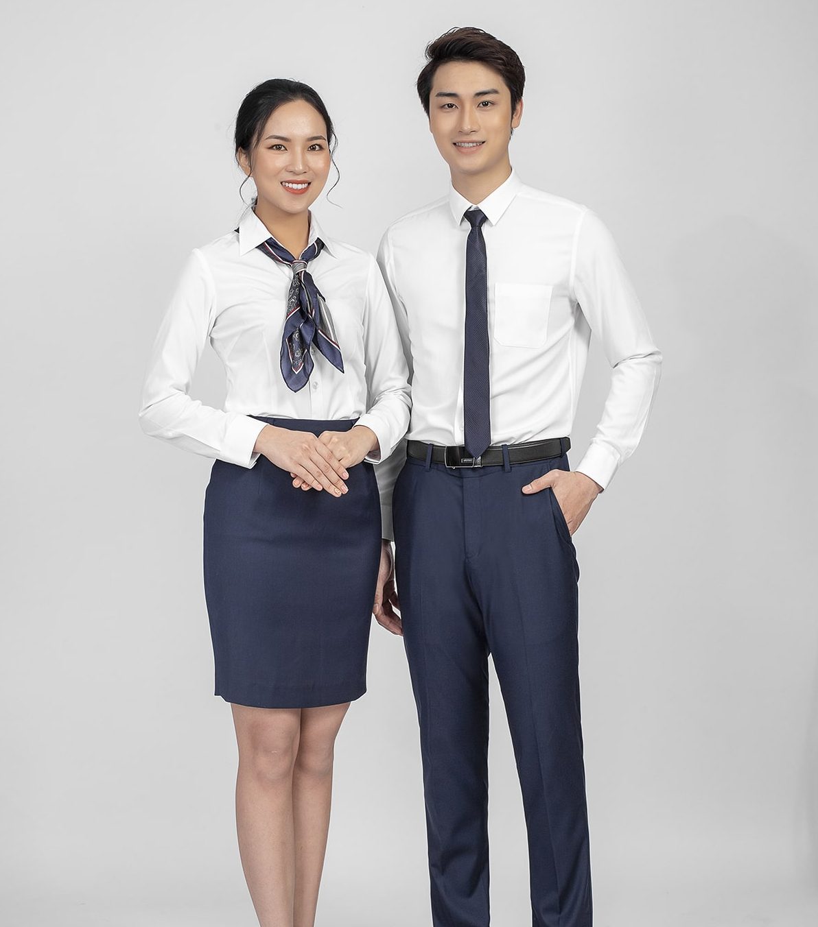 TOP 3 Mẫu váy đồng phục công sở đẹp | Phú Hoàng Uniform